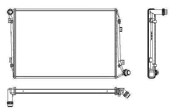Радиатор, охлаждение двигателя