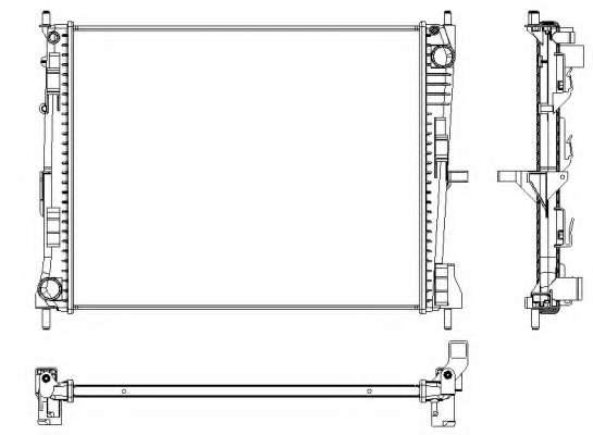 Радиатор, охлаждение двигателя