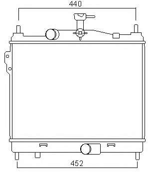 Радиатор, охлаждение двигателя