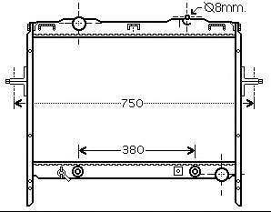 Радиатор, охлаждение двигателя