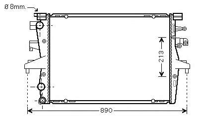 Радиатор, охлаждение двигателя