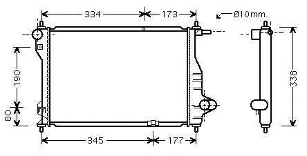 Радиатор, охлаждение двигателя
