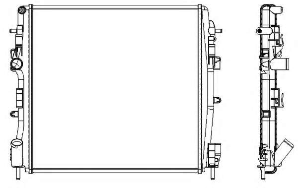 Радиатор, охлаждение двигателя