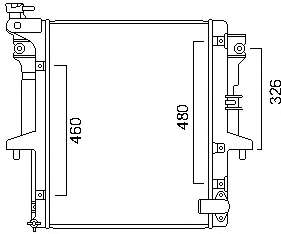 Радиатор, охлаждение двигателя