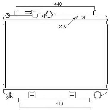 Радиатор, охлаждение двигателя