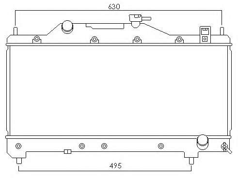 Радиатор, охлаждение двигателя