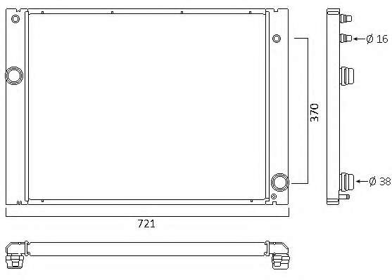 Радиатор, охлаждение двигателя