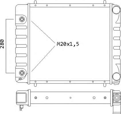 Радиатор, охлаждение двигателя