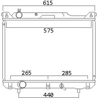 Радиатор, охлаждение двигателя