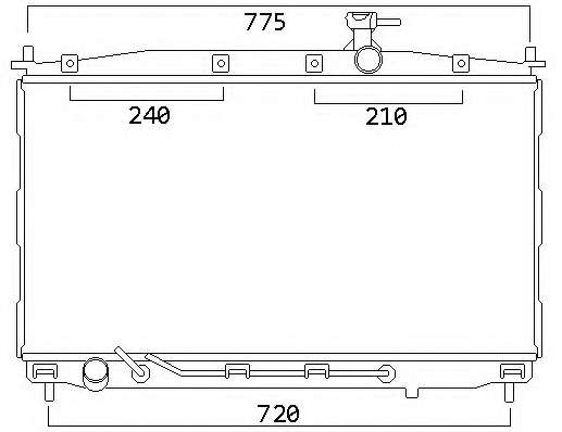 Радиатор, охлаждение двигателя