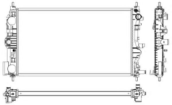 Радиатор, охлаждение двигателя