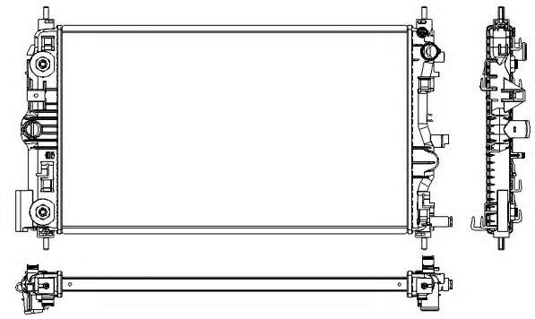 Радиатор, охлаждение двигателя