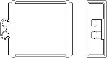 Теплообменник, отопление салона