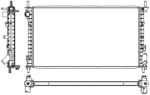 Радиатор, охлаждение двигателя