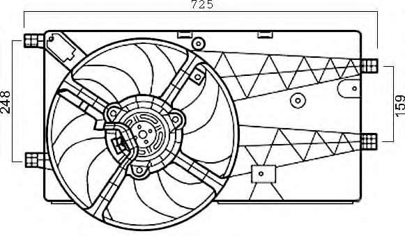 Вентилятор, охлаждение двигателя
