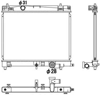 Радиатор, охлаждение двигателя