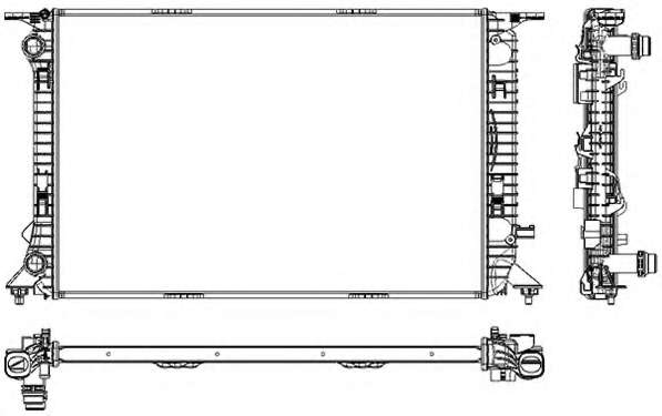 Радиатор, охлаждение двигателя