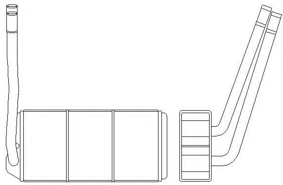Теплообменник, отопление салона
