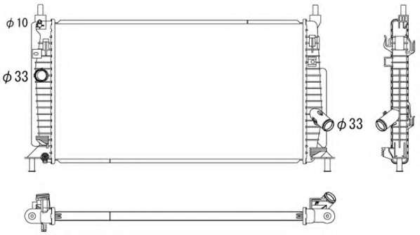Радиатор, охлаждение двигателя