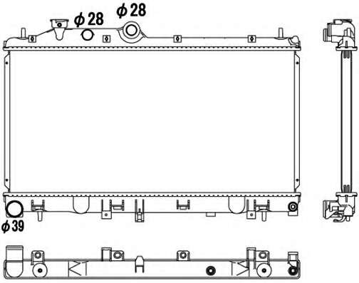 Радиатор, охлаждение двигателя