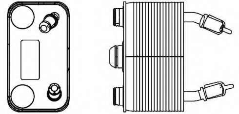 масляный радиатор, двигательное масло