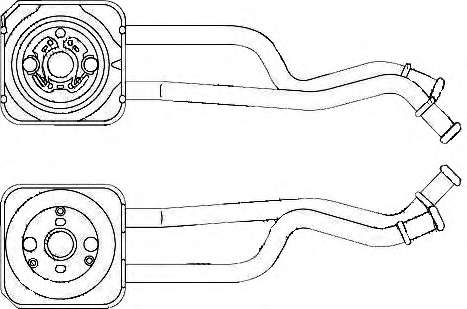масляный радиатор, двигательное масло
