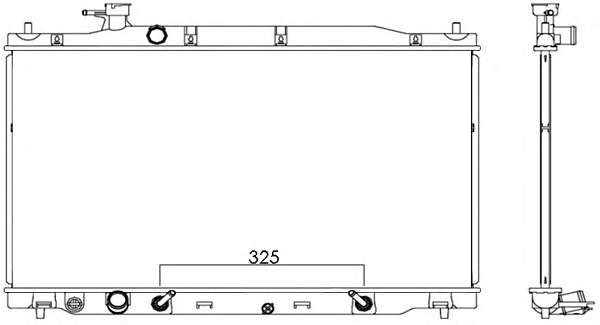 Радиатор, охлаждение двигателя