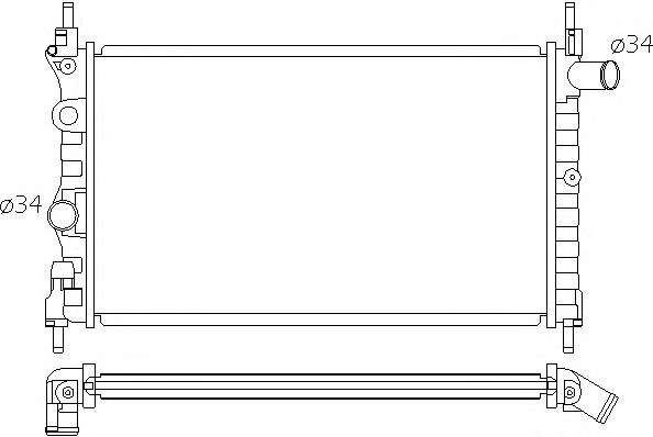 Радиатор, охлаждение двигателя