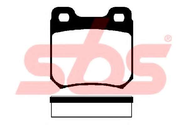 Комплект тормозных колодок, дисковый тормоз