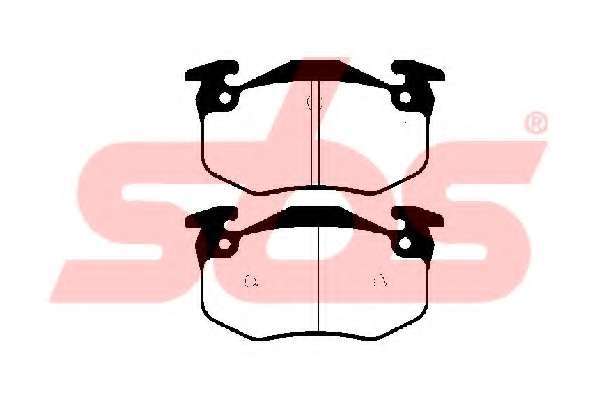 Комплект тормозных колодок, дисковый тормоз