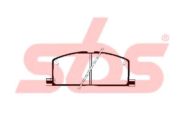 Комплект тормозных колодок, дисковый тормоз