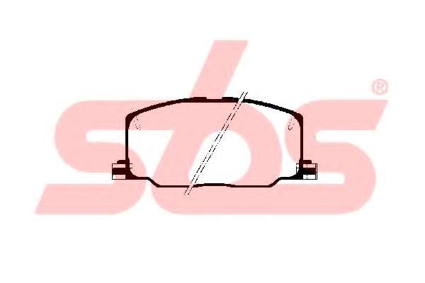 Комплект тормозных колодок, дисковый тормоз