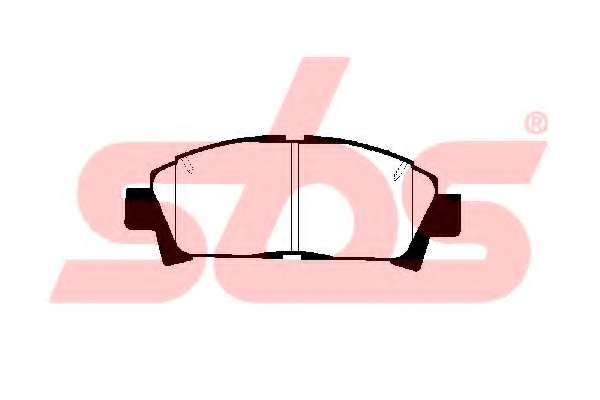 Комплект тормозных колодок, дисковый тормоз