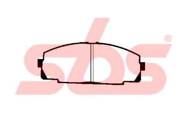 Комплект тормозных колодок, дисковый тормоз