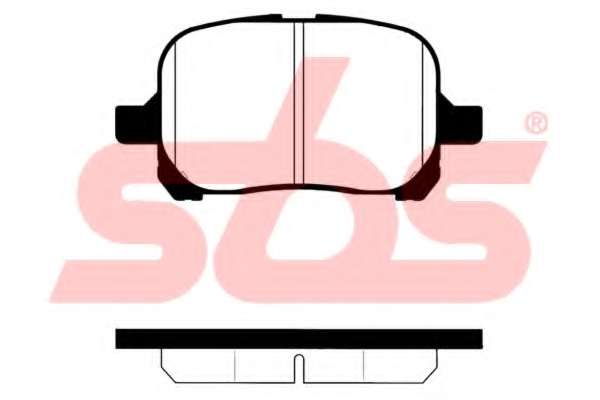 Комплект тормозных колодок, дисковый тормоз