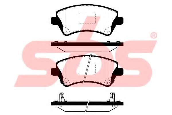 Комплект тормозных колодок, дисковый тормоз