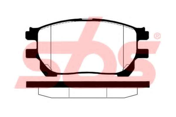 Комплект тормозных колодок, дисковый тормоз