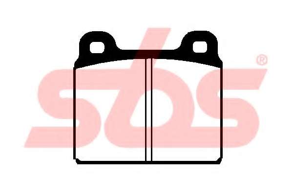 Комплект тормозных колодок, дисковый тормоз