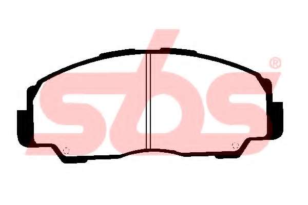 Комплект тормозных колодок, дисковый тормоз