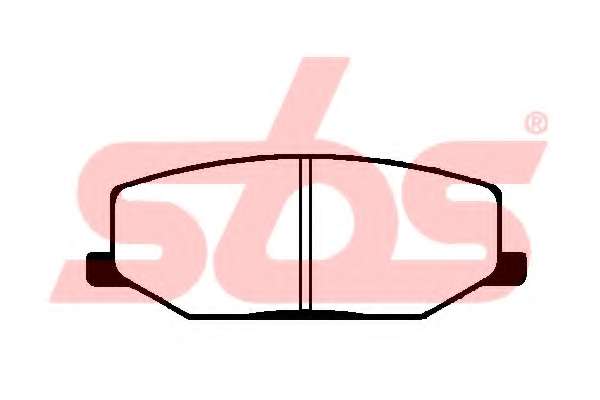 Комплект тормозных колодок, дисковый тормоз