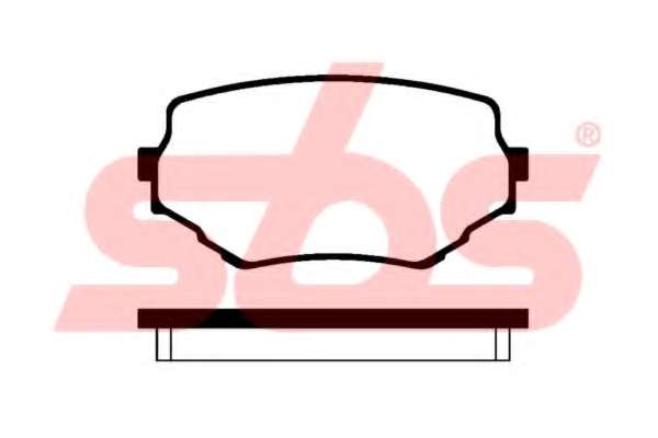 Комплект тормозных колодок, дисковый тормоз