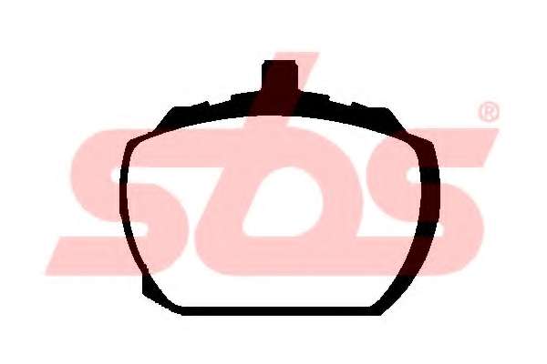 Комплект тормозных колодок, дисковый тормоз