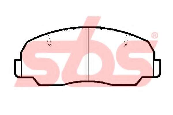 Комплект тормозных колодок, дисковый тормоз