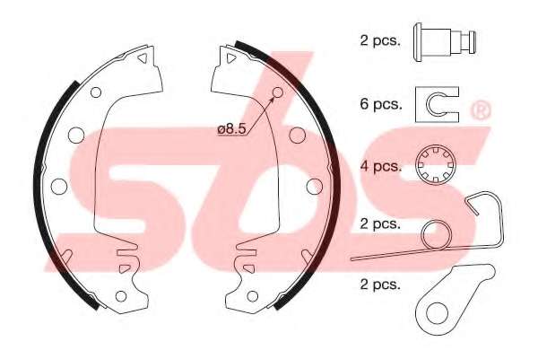 Комплект тормозных колодок