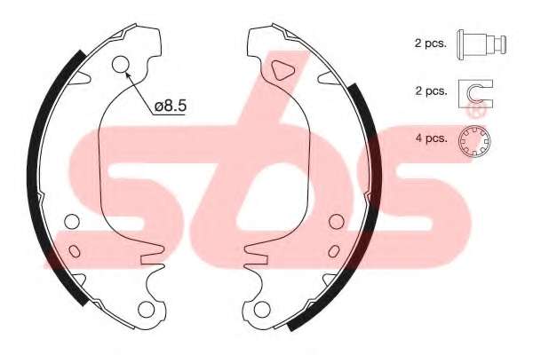 Комплект тормозных колодок