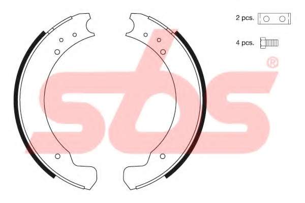 Комплект тормозных колодок