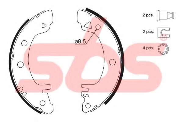 Комплект тормозных колодок