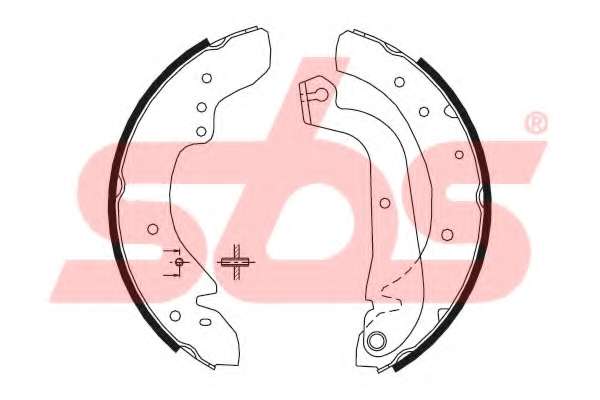 Комплект тормозных колодок