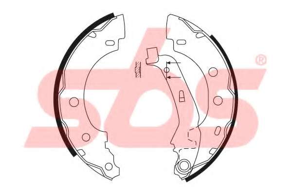 Гальмівні колодки (набір)