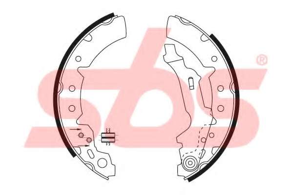 Комплект тормозных колодок